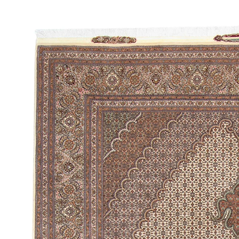 Täbriz Teppich 200x310cm - Perserteppich - beige