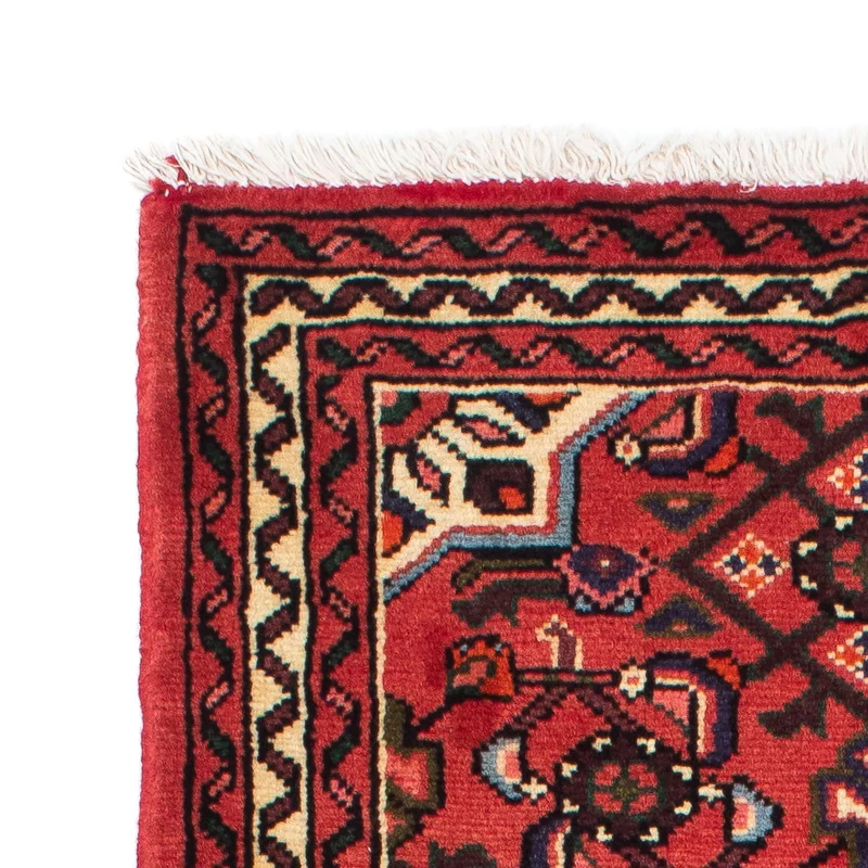 Hosseinabad Teppich 75x198cm - Perserteppich - dunkelrot