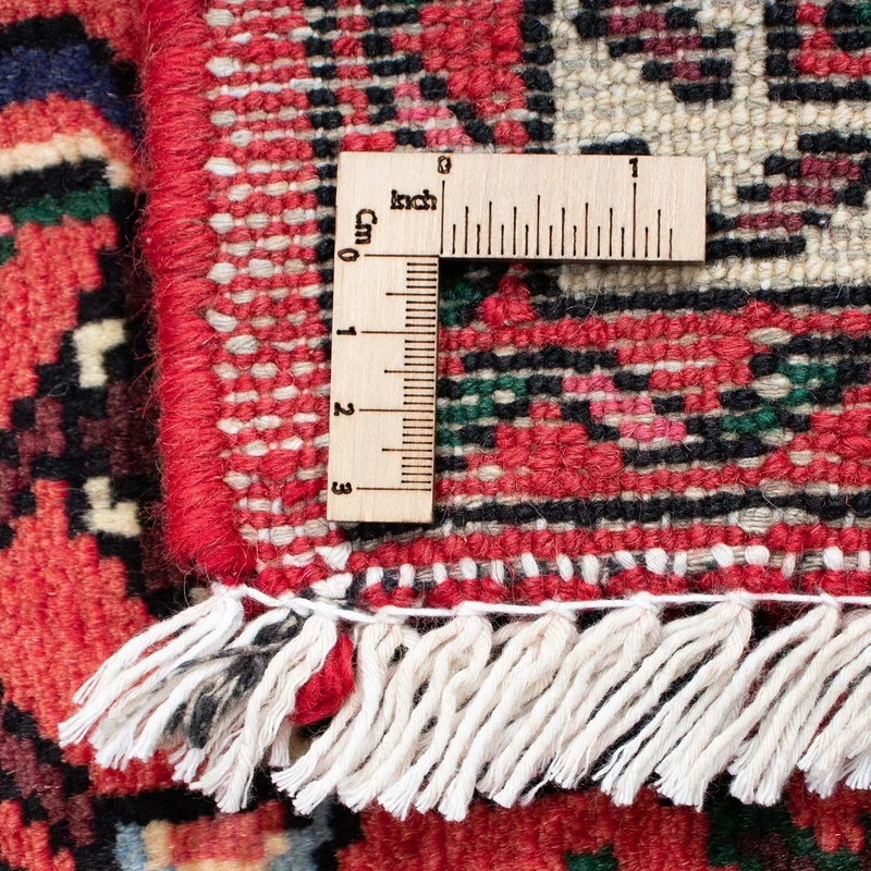 Hosseinabad Teppich 75x198cm - Perserteppich - dunkelrot