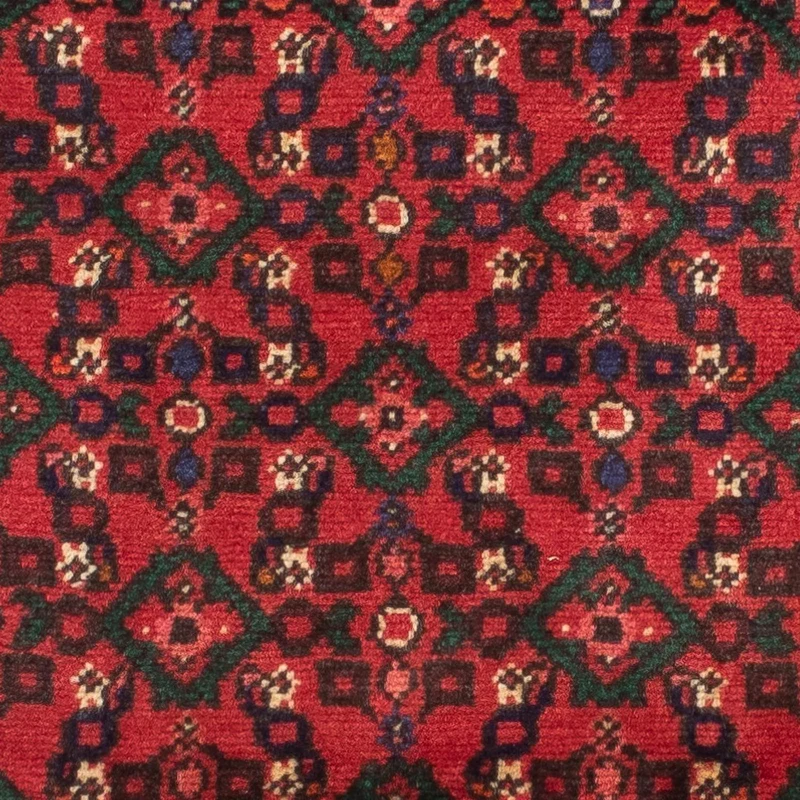 Hosseinabad Teppich 68x195cm - Perserteppich - dunkelrot