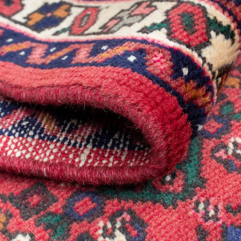 Hosseinabad Teppich 68x195cm - Perserteppich - dunkelrot