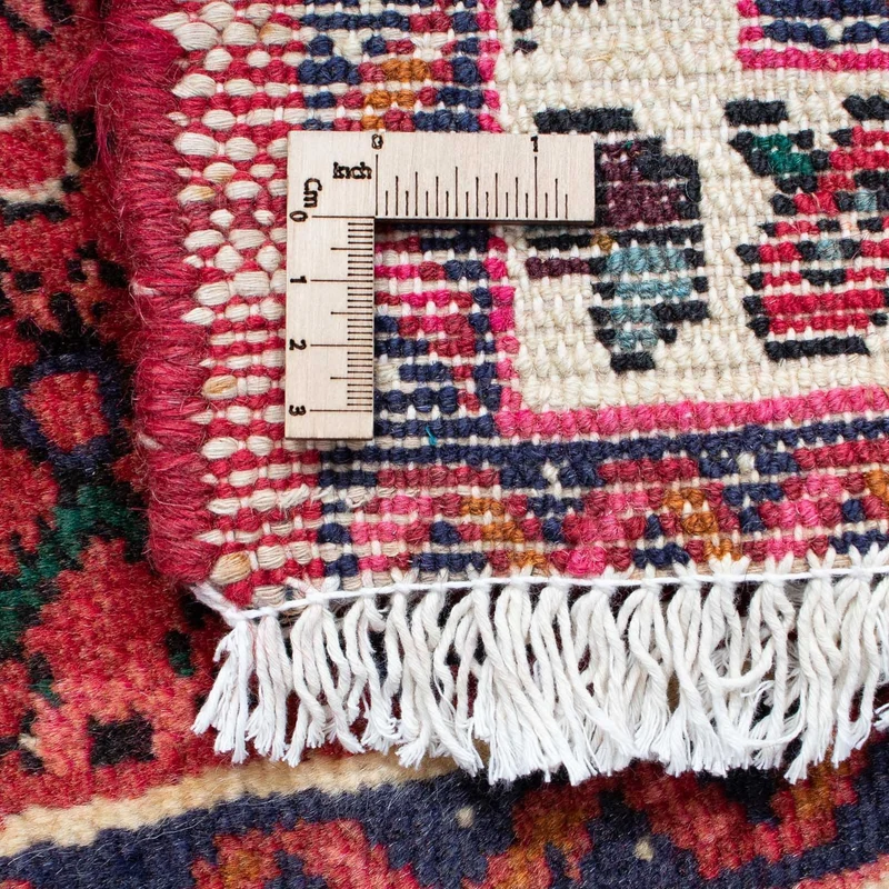 Hosseinabad Teppich 68x195cm - Perserteppich - dunkelrot