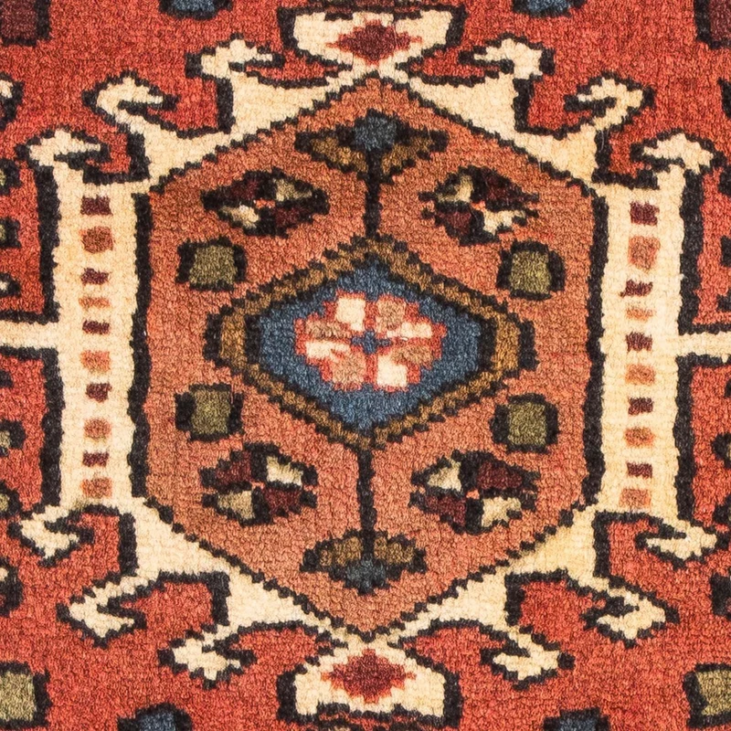Qaraja Teppich 70x98cm - Perserteppich - rost