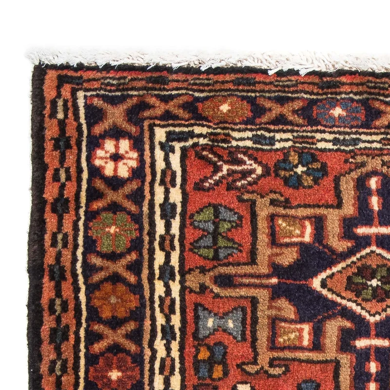 Qaraja Teppich 70x98cm - Perserteppich - rost