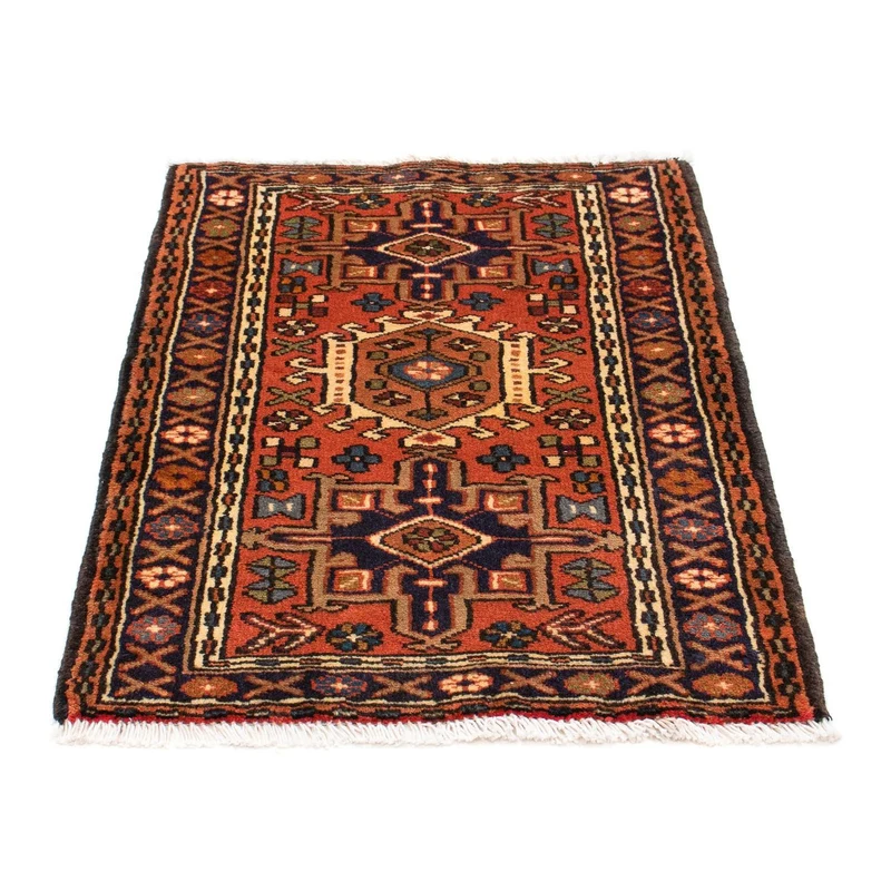 Qaraja Teppich 70x98cm - Perserteppich - rost
