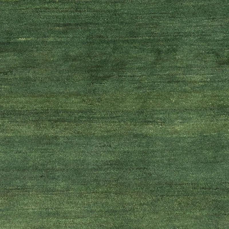 Gabbeh Persisch Teppich 147x203cm - Perserteppich Wollteppich - dunkelgrün