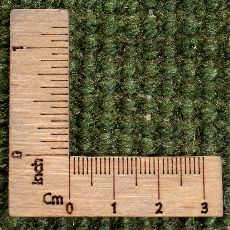 Gabbeh Persisch Teppich 147x203cm - Perserteppich Wollteppich - dunkelgrün