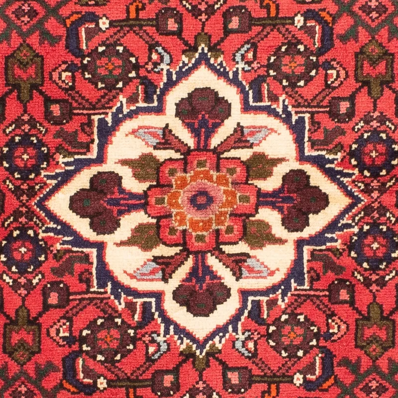 Hosseinabad Teppich 105x155cm - Perserteppich - rot