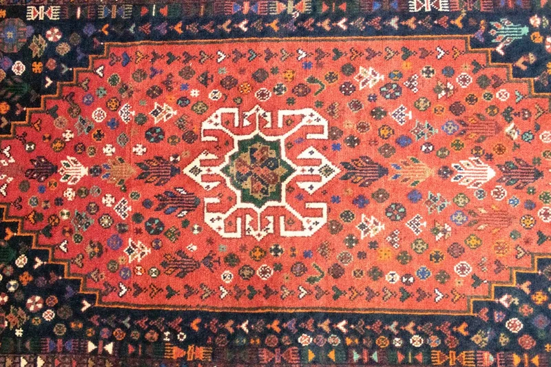 Ghashghai Teppich 92x145cm - Perserteppich - rot