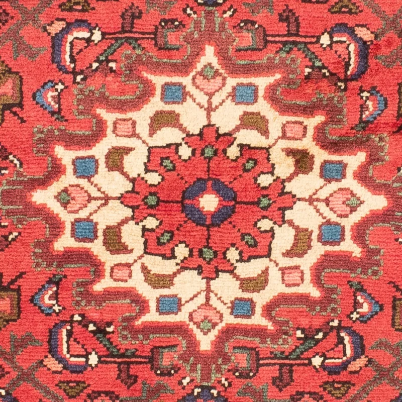 Hosseinabad Teppich 106x140cm - Perserteppich - rot