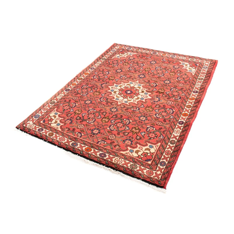 Hosseinabad Teppich 106x140cm - Perserteppich - rot