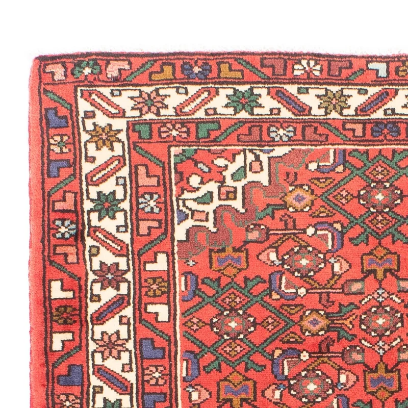Hosseinabad Teppich 102x147cm - Perserteppich - rot