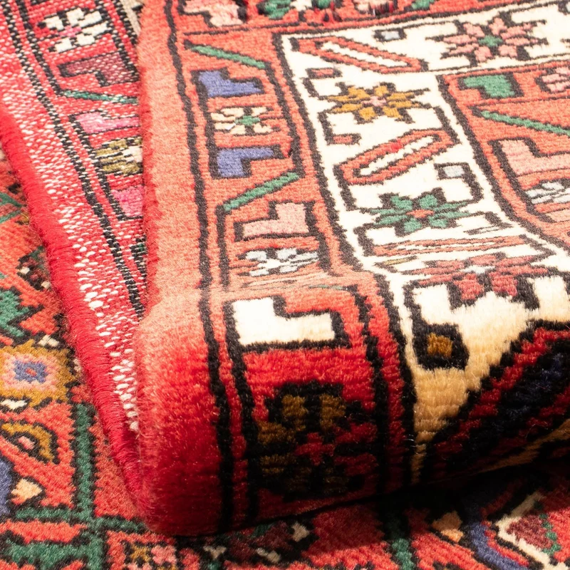 Hosseinabad Teppich 102x147cm - Perserteppich - rot