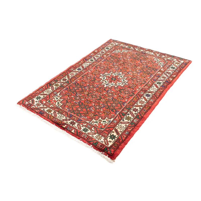 Hosseinabad Teppich 102x147cm - Perserteppich - rot