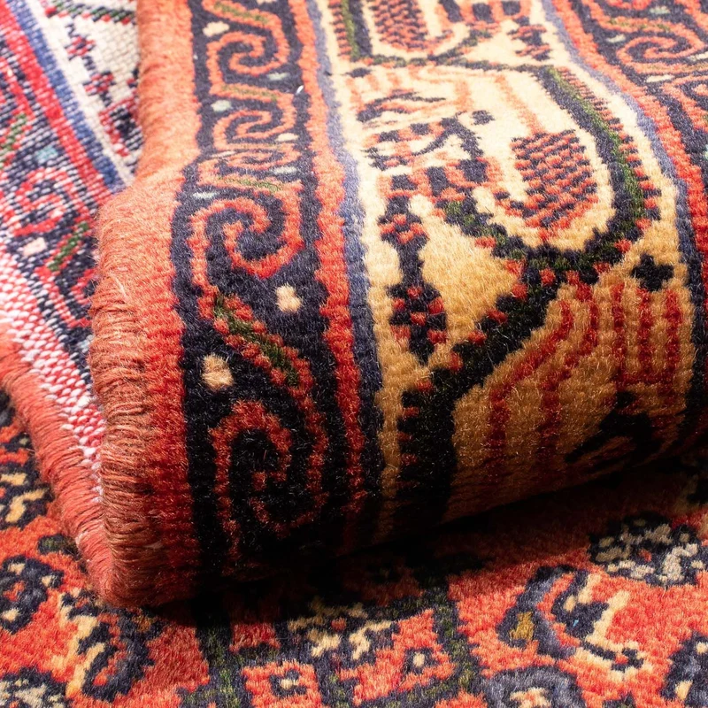 Hosseinabad Teppich 102x150cm - Perserteppich - hellrot