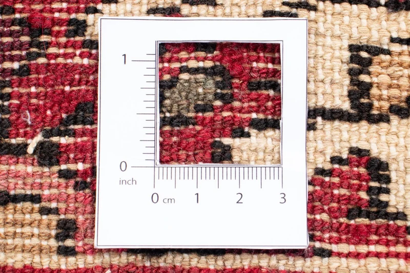 Hosseinabad Teppich 105x157cm - Perserteppich - dunkelrot