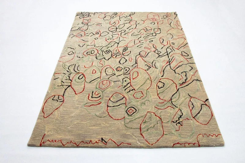 Designer Teppich 152 x 242 cm Teppich Wohnzimmer
