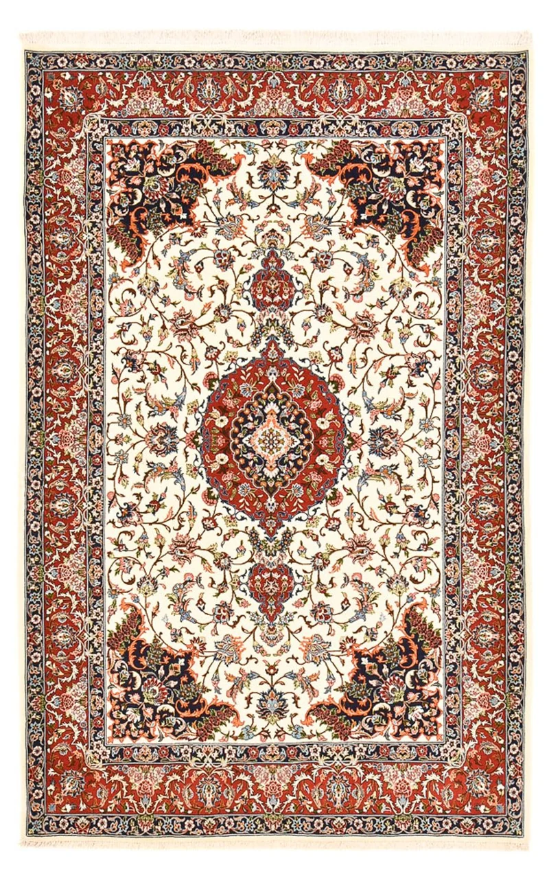 Ilam Teppich 140x216cm - Perserteppich - creme