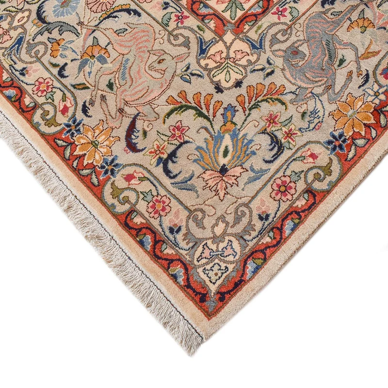 Maschad Teppich 250x380cm - Perserteppich - sand
