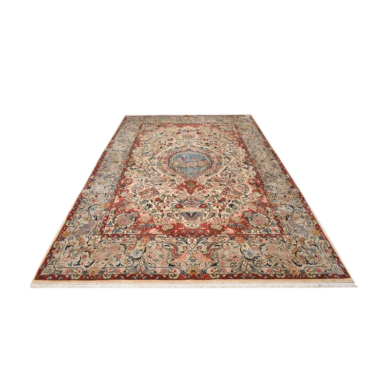 Maschad Teppich 250x380cm - Perserteppich - sand