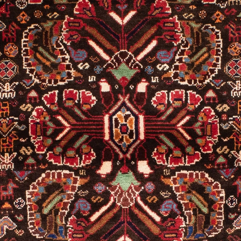Ghashghai Teppich 112x160cm - Perserteppich - dunkelblau