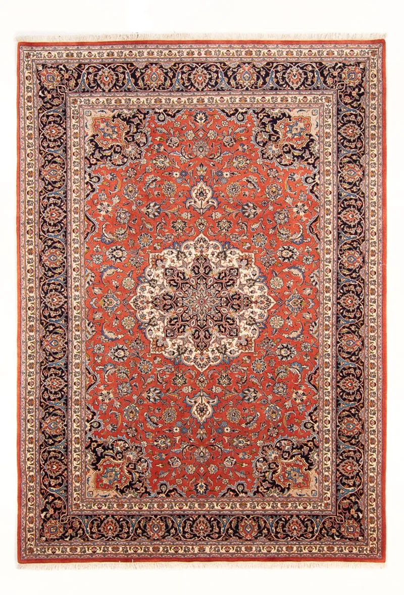Maschad Teppich 200x300cm - Perserteppich - rot