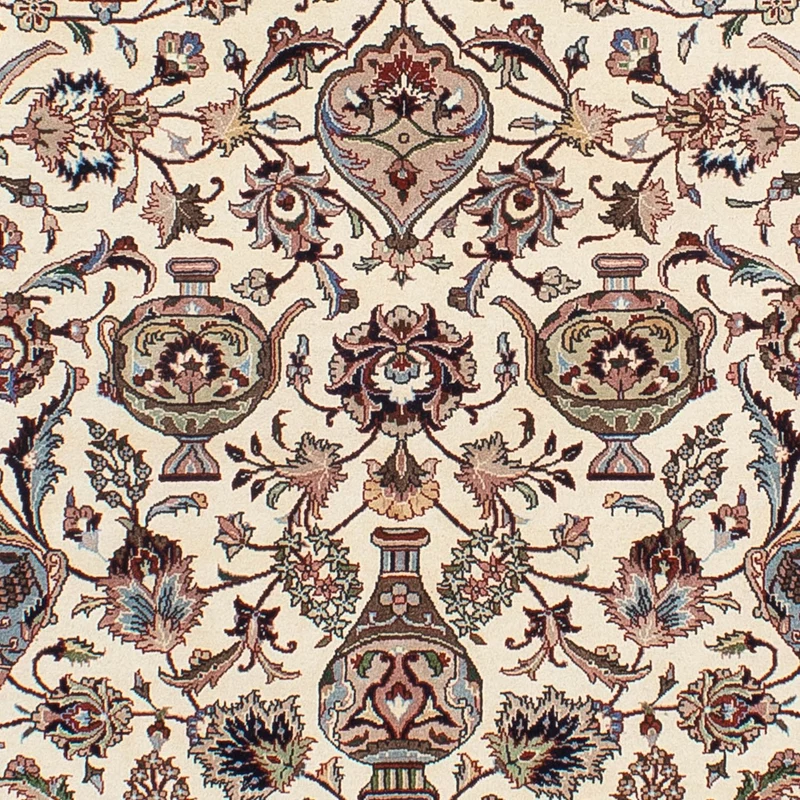 Kaschmar Teppich 198x293cm - Perserteppich - beige