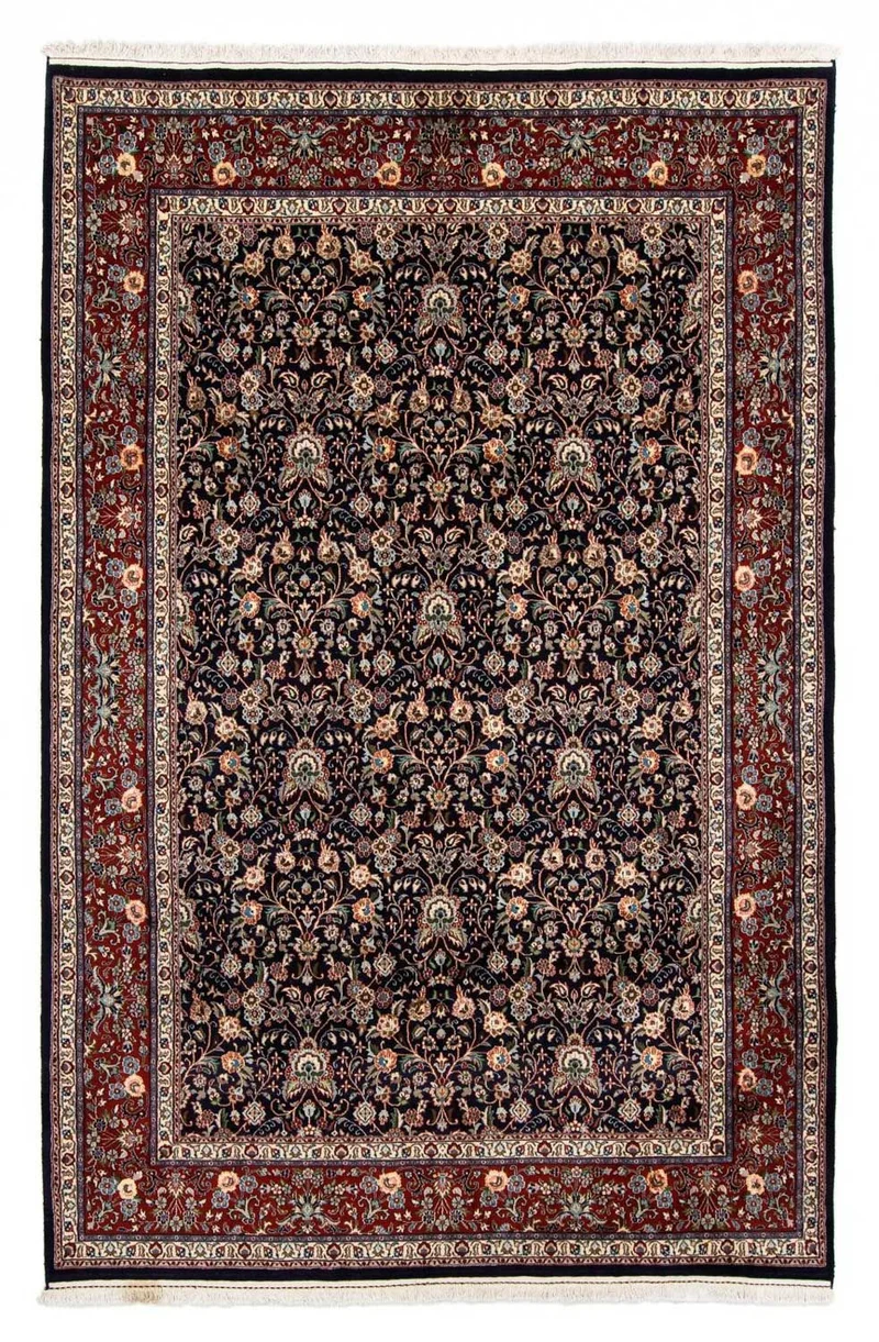 Moud Teppich 200x293cm - Perserteppich - dunkelblau