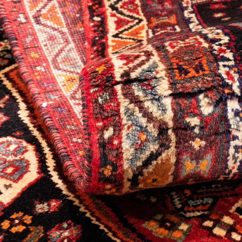 Shiraz Teppich 105x160cm - Perserteppich - rot