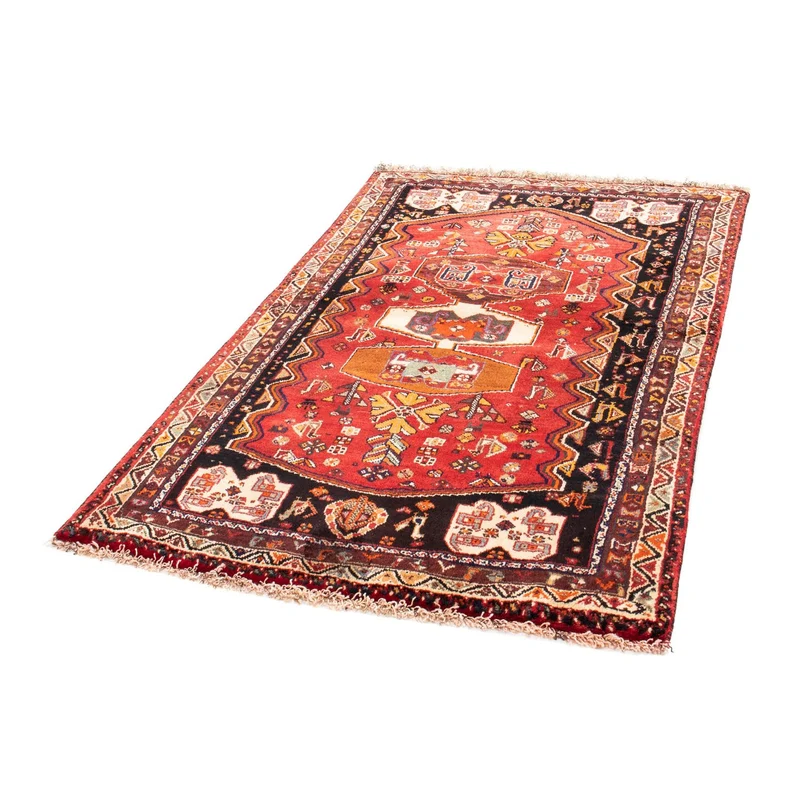 Shiraz Teppich 105x160cm - Perserteppich - rot