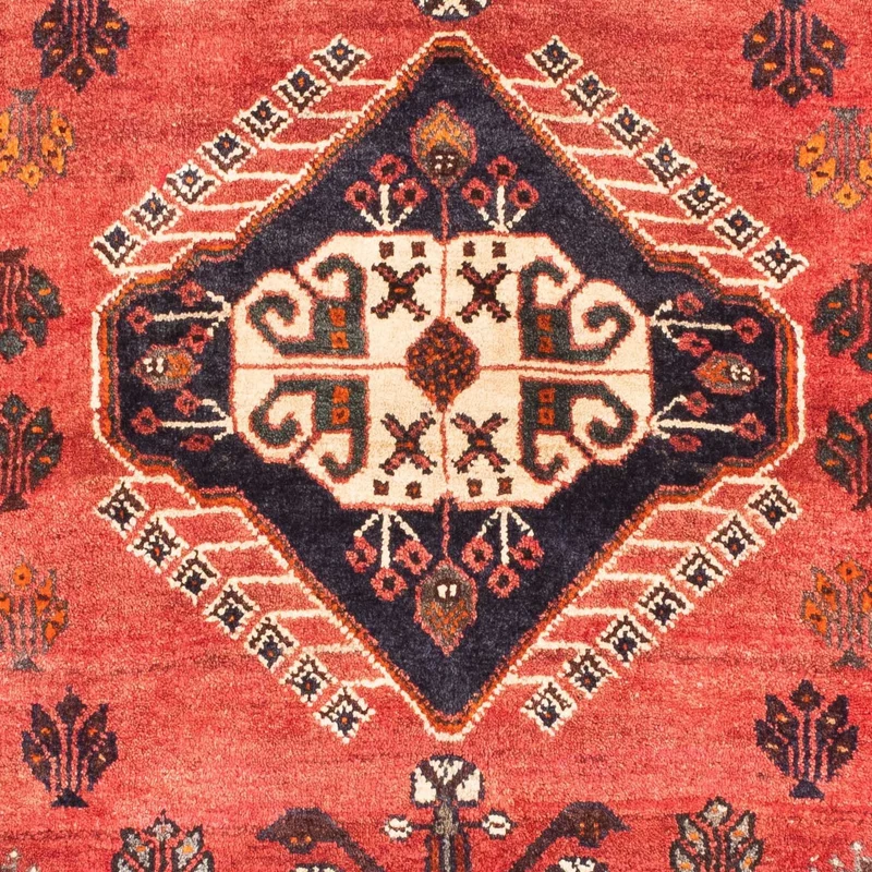 Shiraz Teppich 110x147cm - Perserteppich - dunkelblau