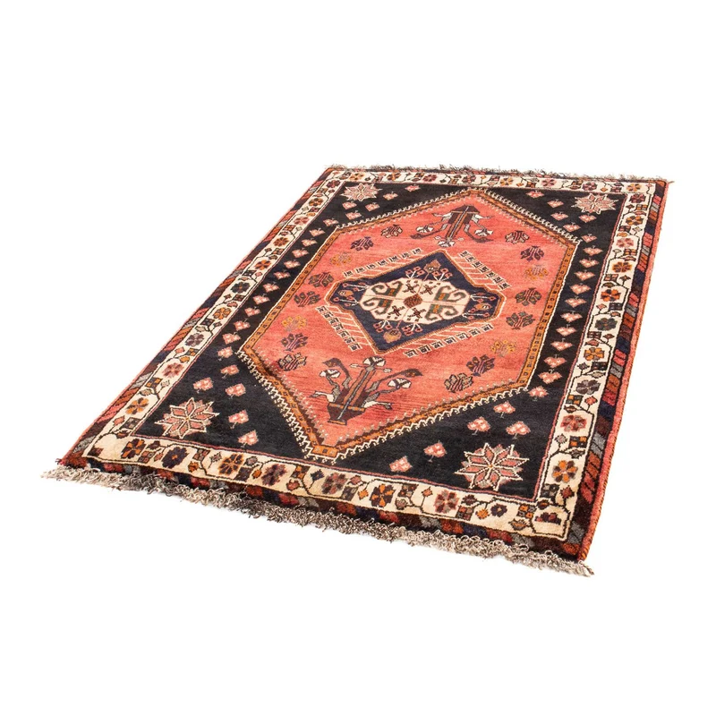 Shiraz Teppich 110x147cm - Perserteppich - dunkelblau