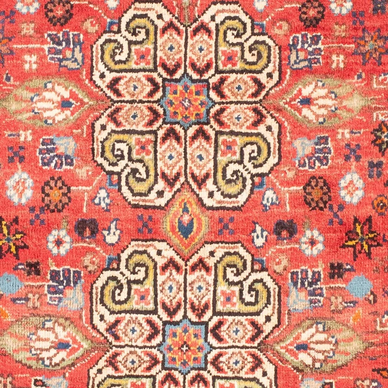 Shiraz Teppich 112x155cm - Perserteppich - hellrot