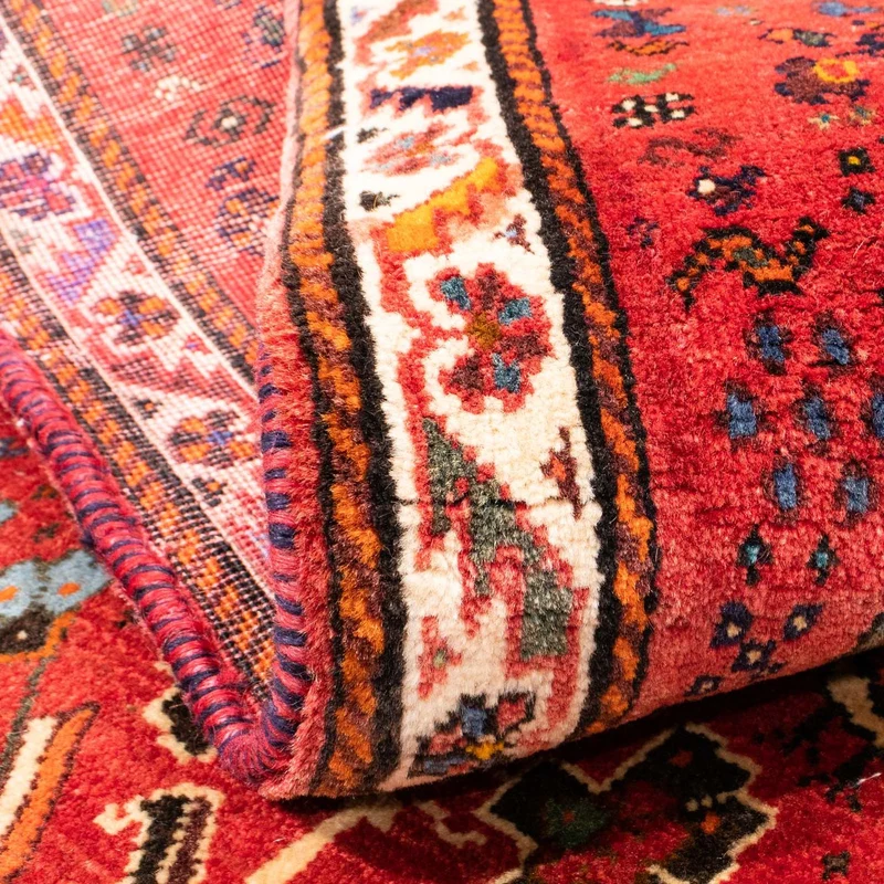 Shiraz Teppich 117x162cm - Perserteppich - hellrot
