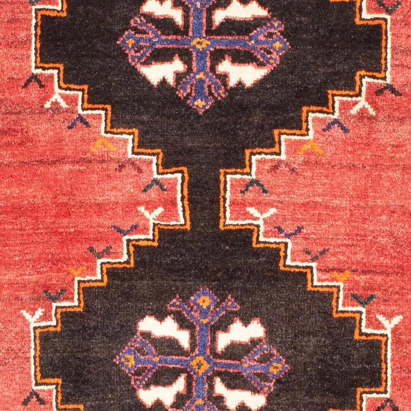 Shiraz Teppich 107x160cm - Perserteppich - dunkelblau