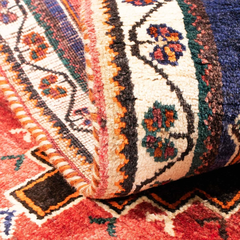 Shiraz Teppich 107x160cm - Perserteppich - dunkelblau