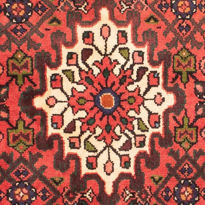 Hosseinabad Teppich 100x150cm - Perserteppich - rot