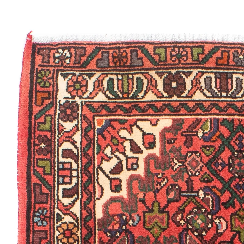 Hosseinabad Teppich 100x150cm - Perserteppich - rot