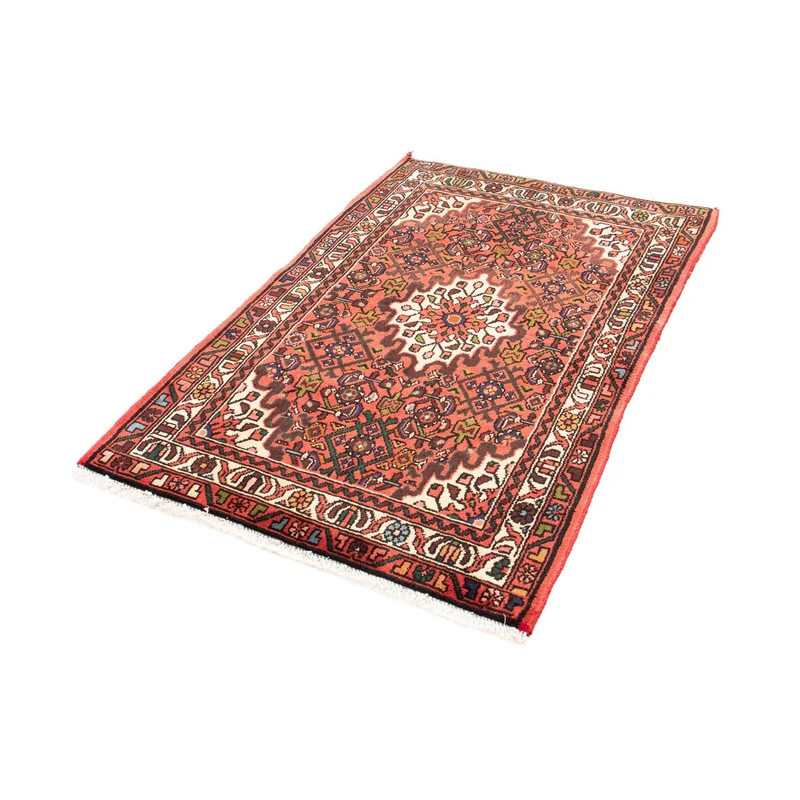 Hosseinabad Teppich 100x150cm - Perserteppich - rot