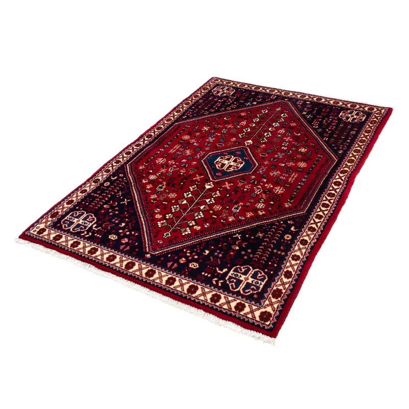 Abadeh Teppich 103x150cm - Perserteppich - dunkelrot