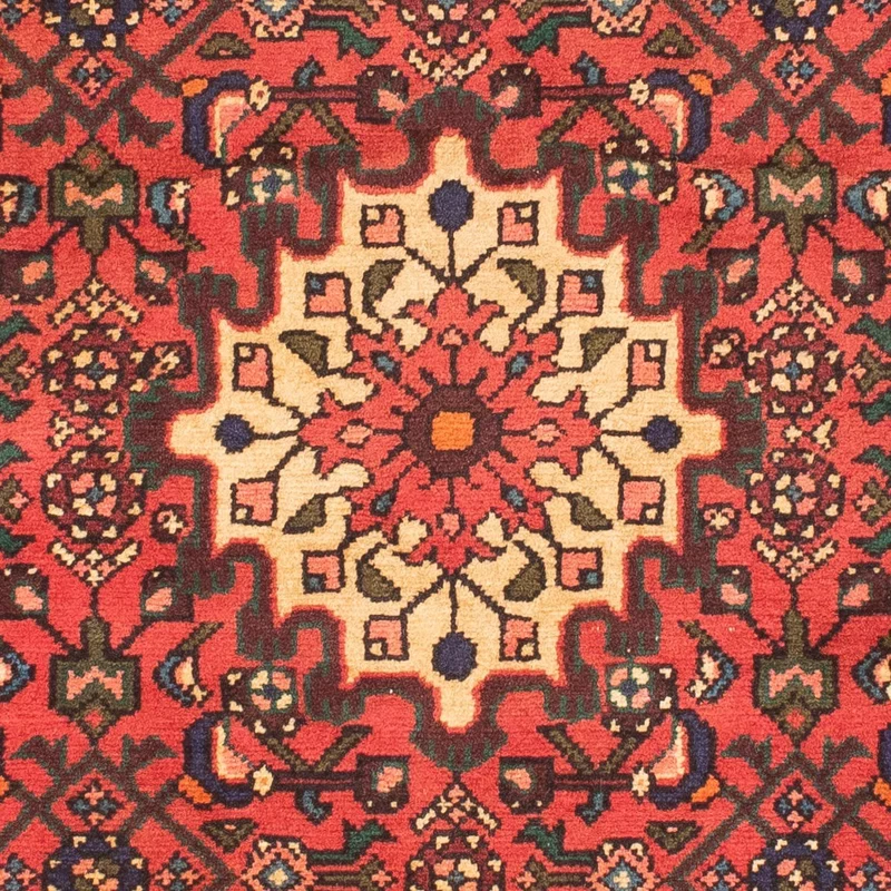 Hosseinabad Teppich 112x160cm - Perserteppich - rot