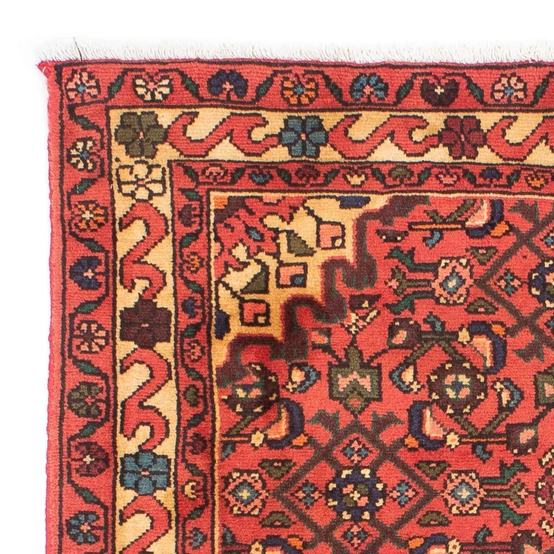 Hosseinabad Teppich 112x160cm - Perserteppich - rot