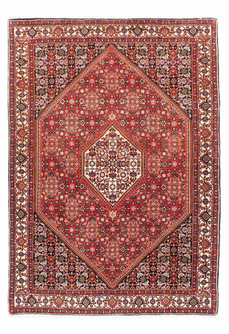 Bidjar Teppich 112x173cm - Perserteppich - rot