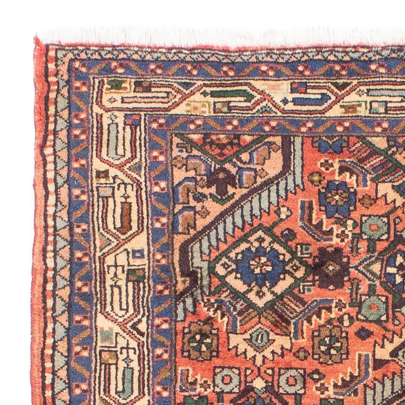 Hosseinabad Teppich 100x147cm - Perserteppich - hellrot