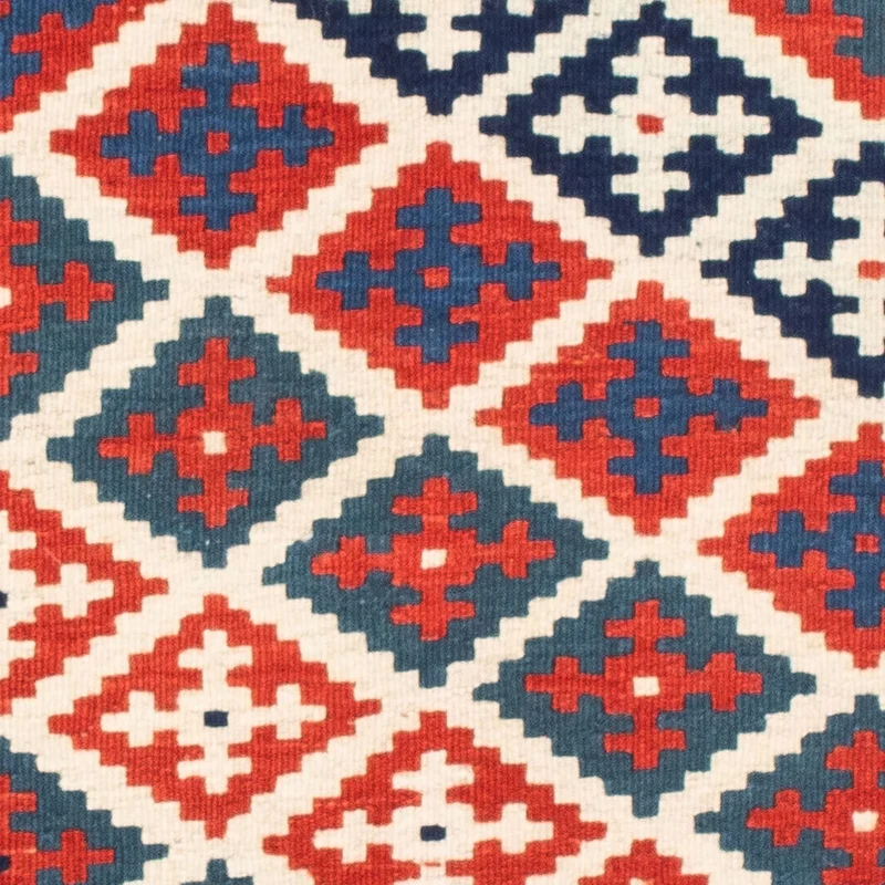 Kelim Fars Teppich 100x104cm