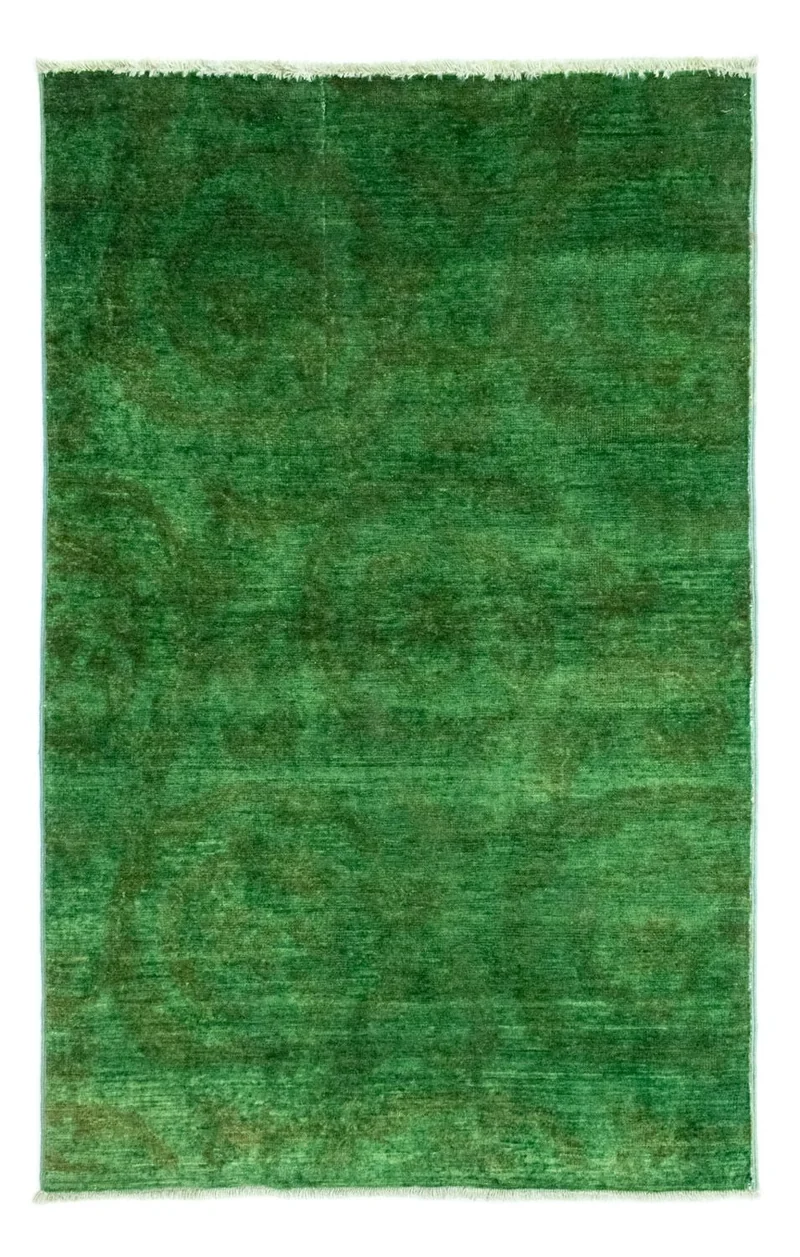 Ziegler Modern Teppich 78x123cm - Orientteppich - grün