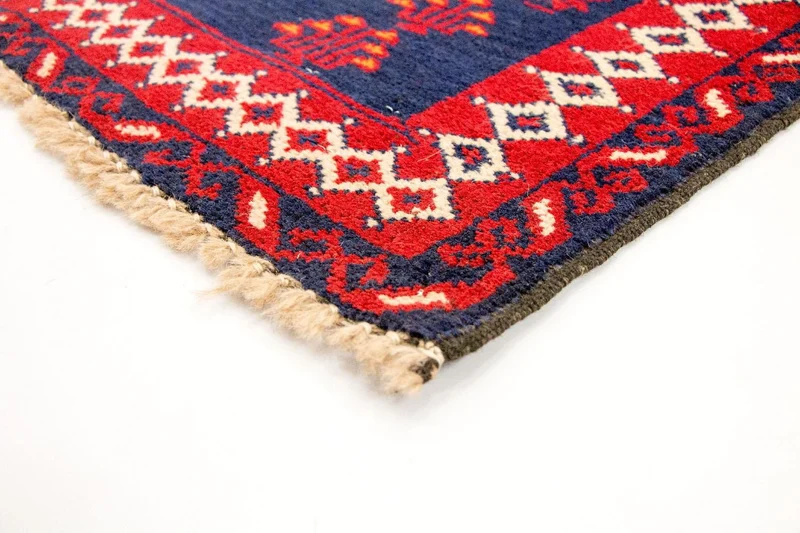 Belutsch Teppich 82x130cm - Orientteppich - blau