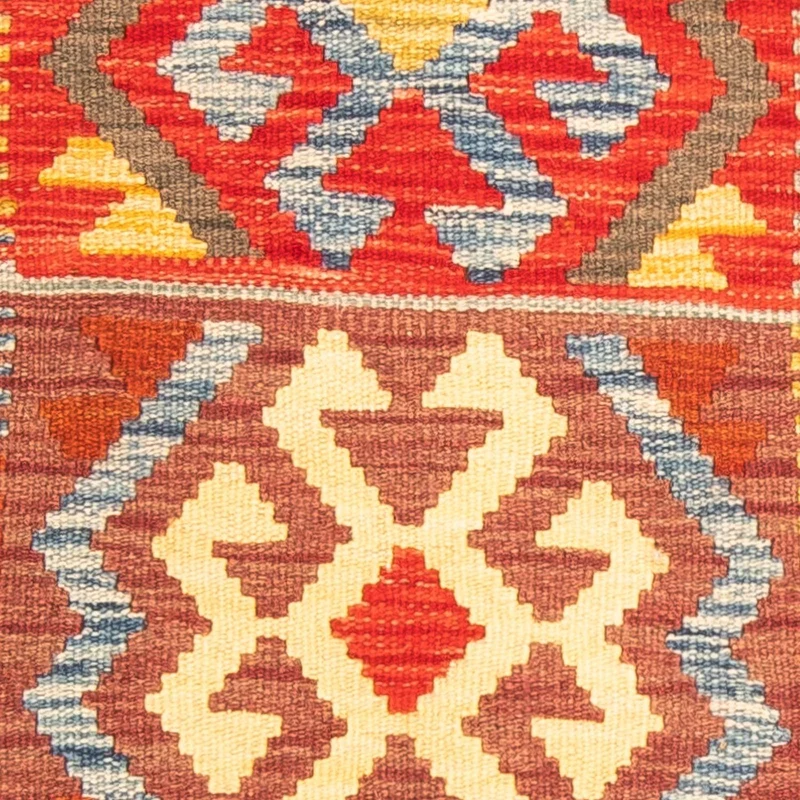 Kelim Maimene Teppich 86x125cm - braun
