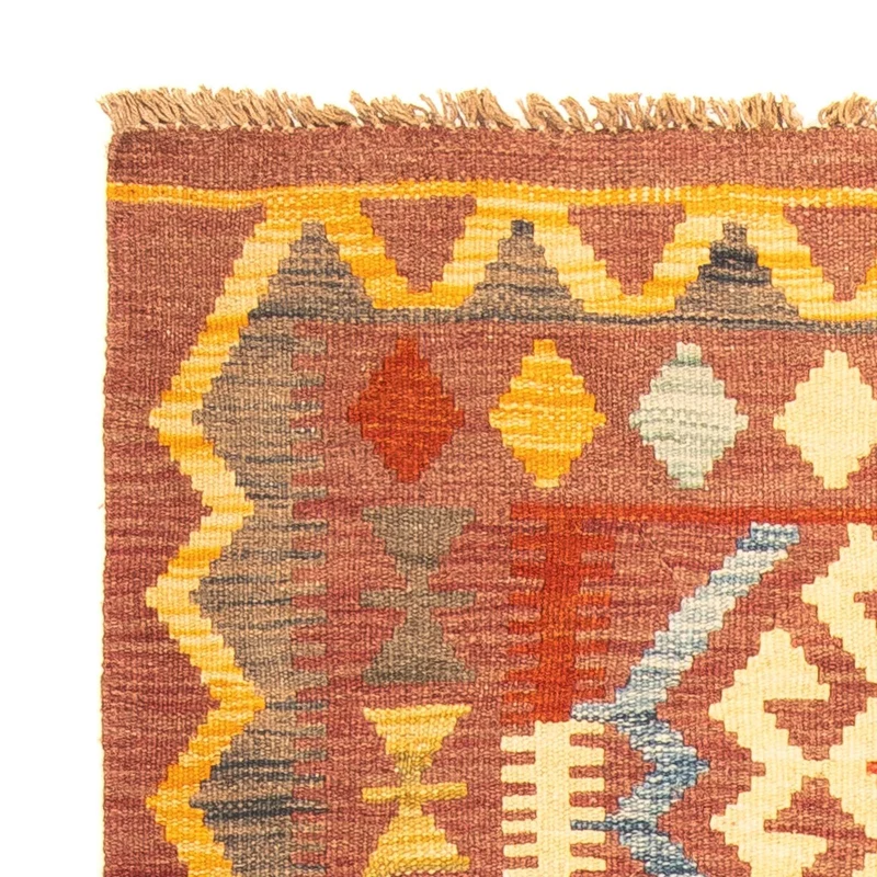 Kelim Maimene Teppich 86x125cm - braun
