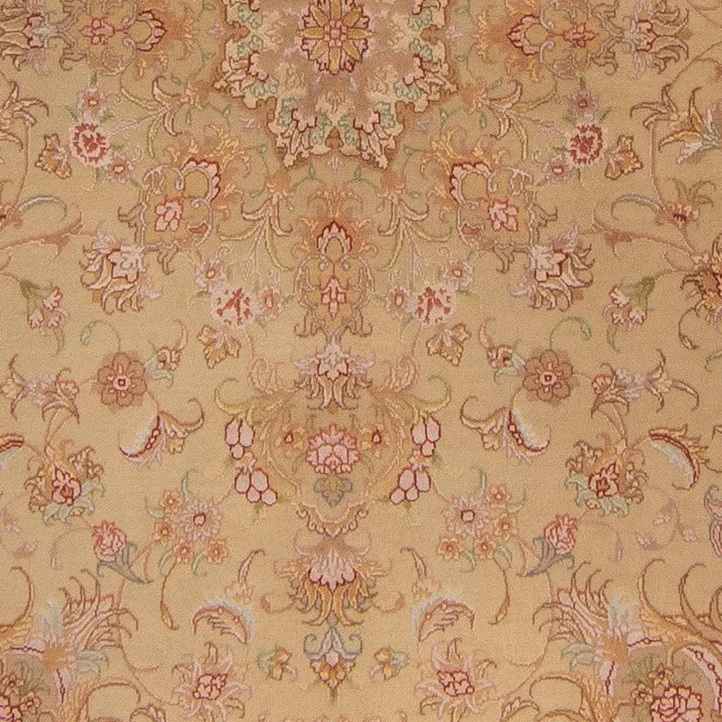Täbriz - 60 Raj Teppich 150x200cm - Perserteppich - braun